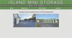 Desktop Screenshot of islandministorage.com